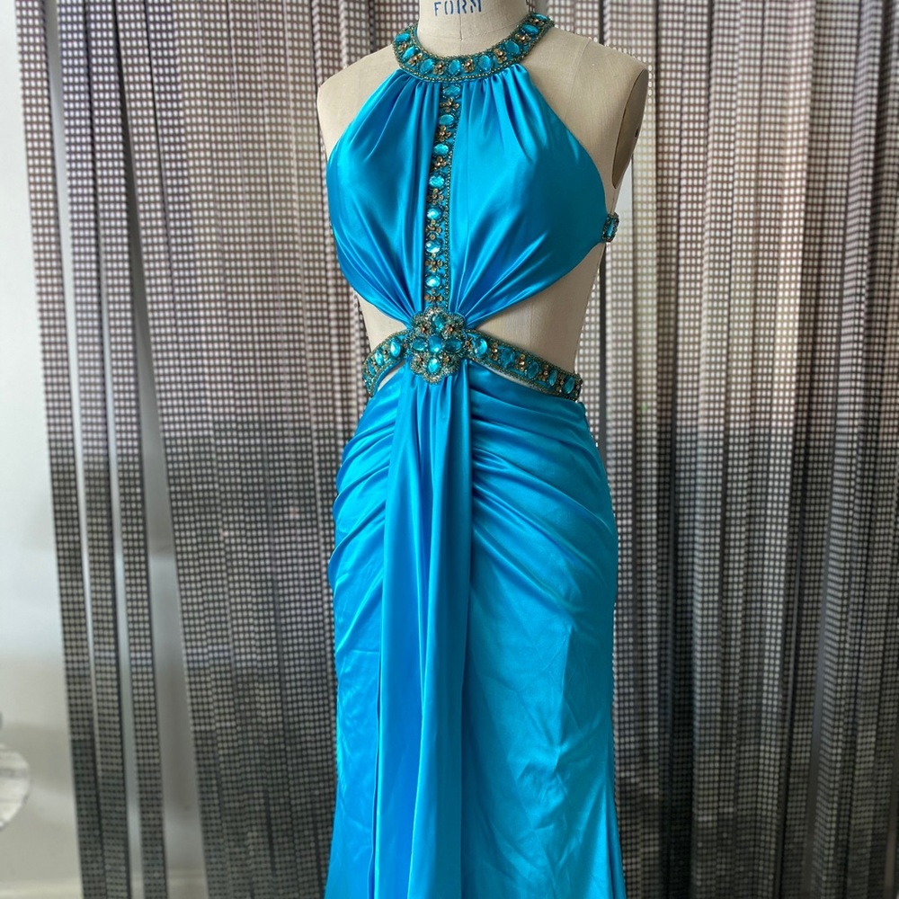 vintage gown party dress